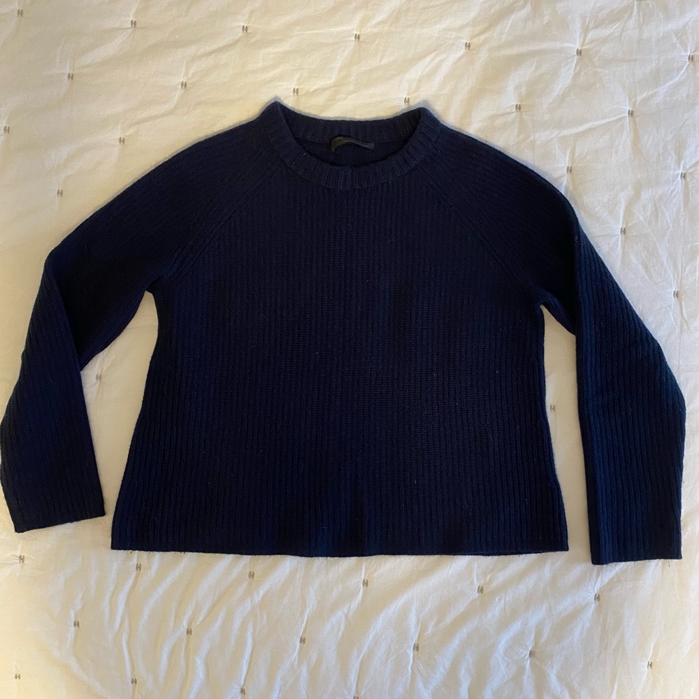 Navy Blue Jenni Kayne cashmere crew neck
